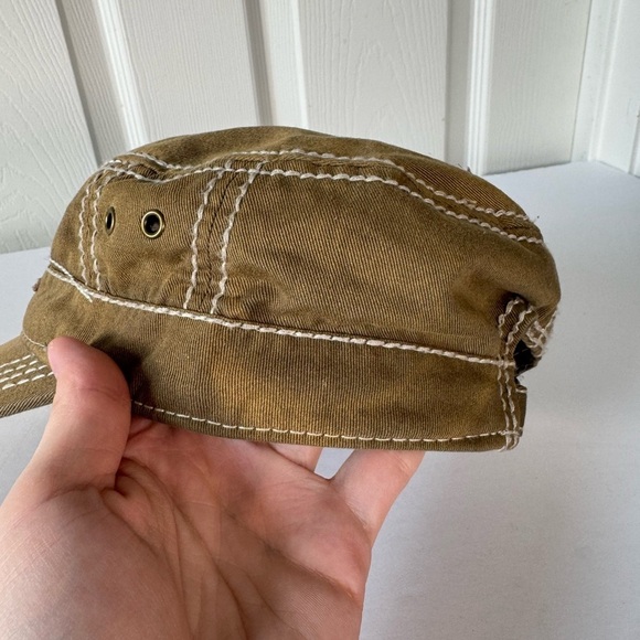 Disney Parks Steam Boat Willie Mickey Mouse Military Style Hat Adjustable Back - Picture 4 of 7